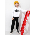 Daily Life Soft Loose Fit Outdoor Activities Long Sleeve Kids Hoodies Suit